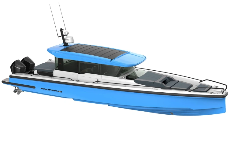37CF 0007 AX37 XC AftCabin Petrol Steel front Miami Blue