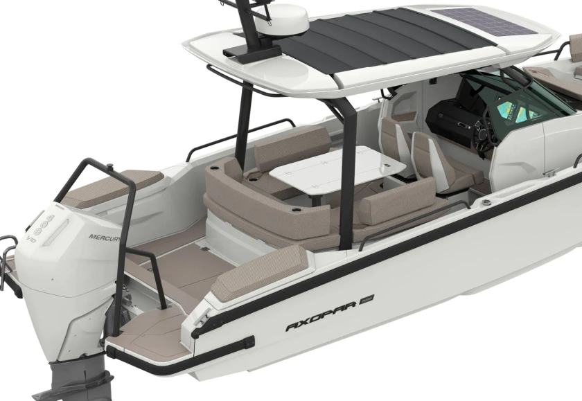 CF 0001 Axopar 29 Sun Top Mediterrana Usofa table