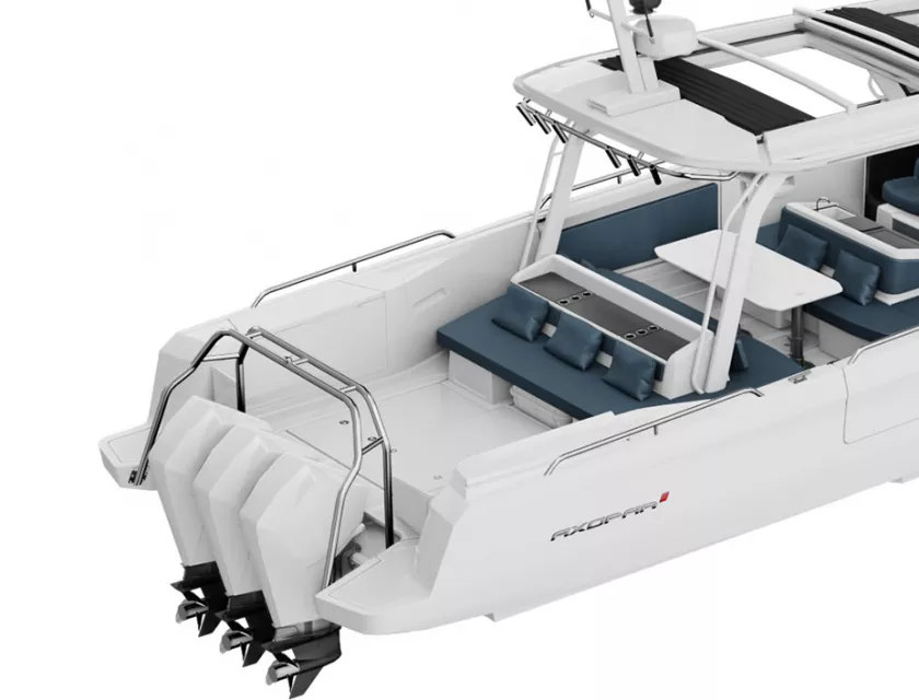 CF 0009 AX45 ST OpenAft Petrol backwhite