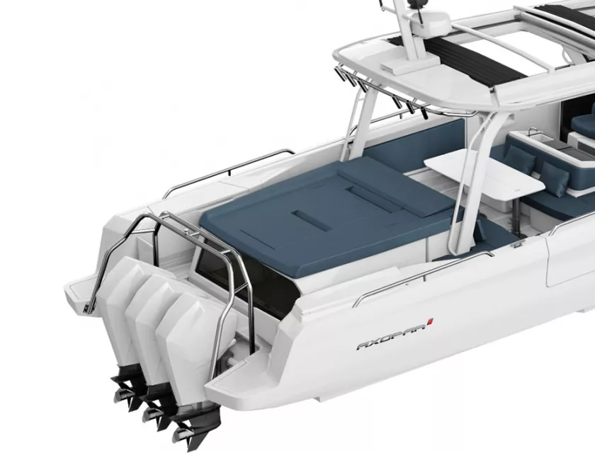 CF 0010 AX45 ST AftCabin Petrol backwhite