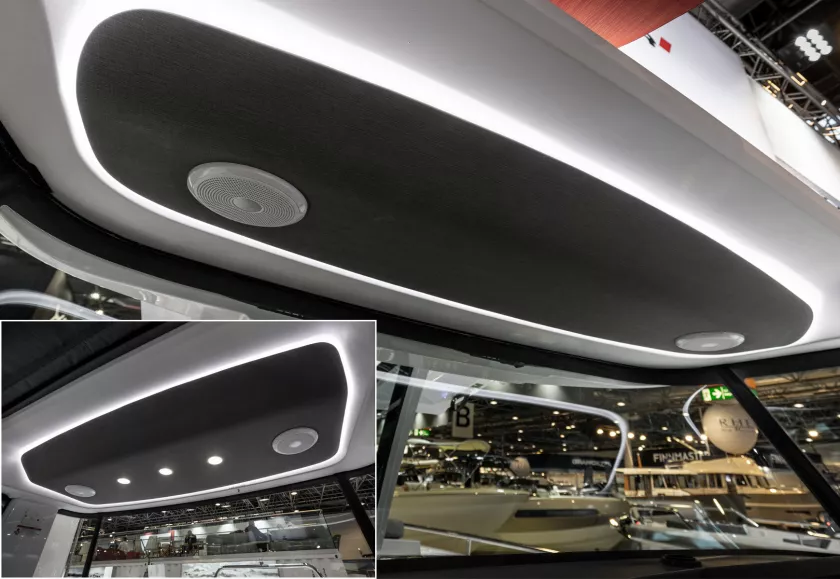 LED ambient lights pilothouse