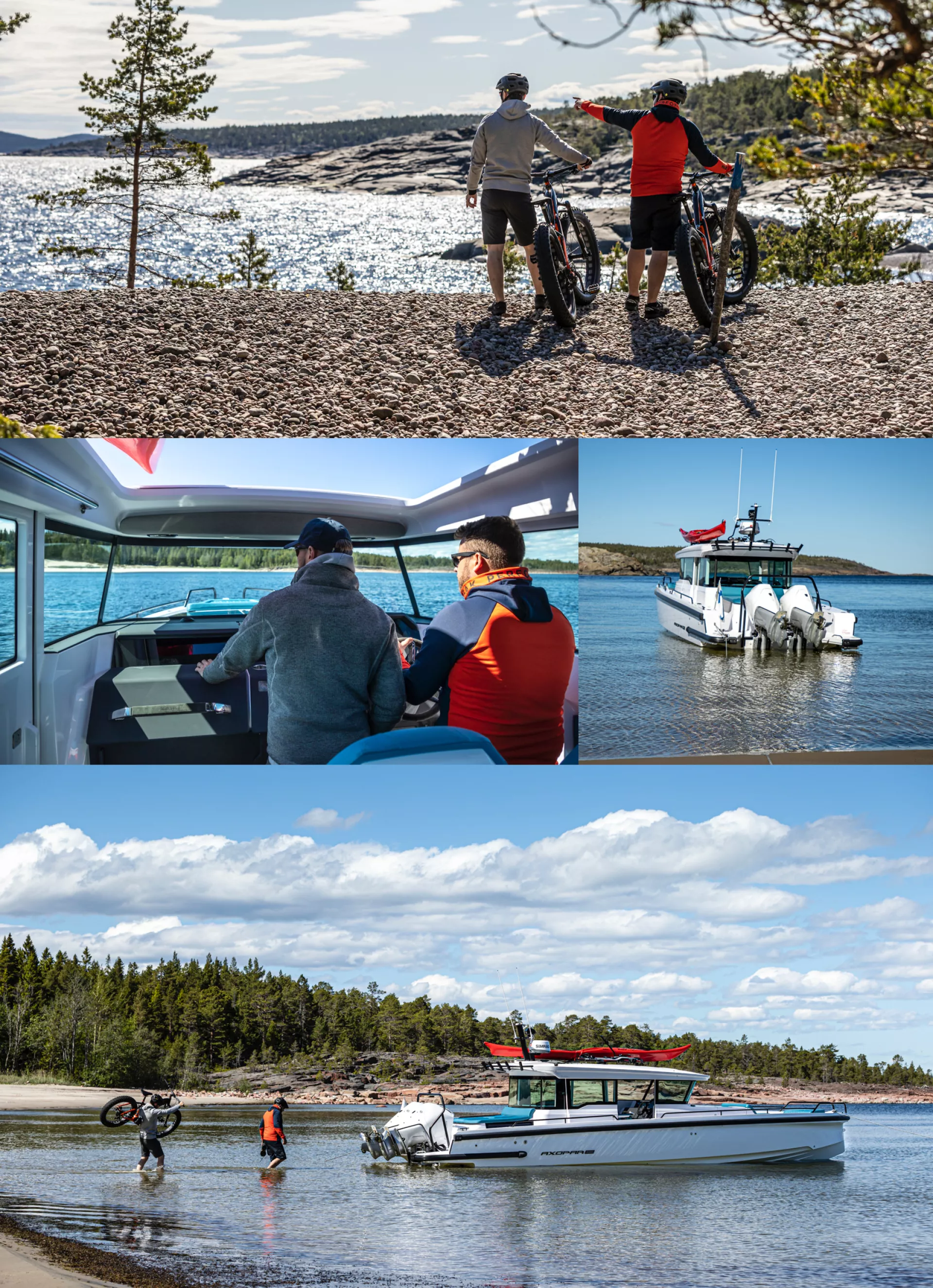 Get into gear on the High Coast trails Axopar Boats