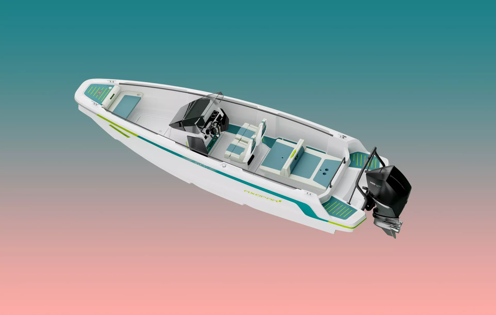 Axopar x Jobe Cali sunset white