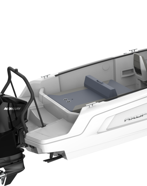 Axopar25CB aftdecklayout multistorage
