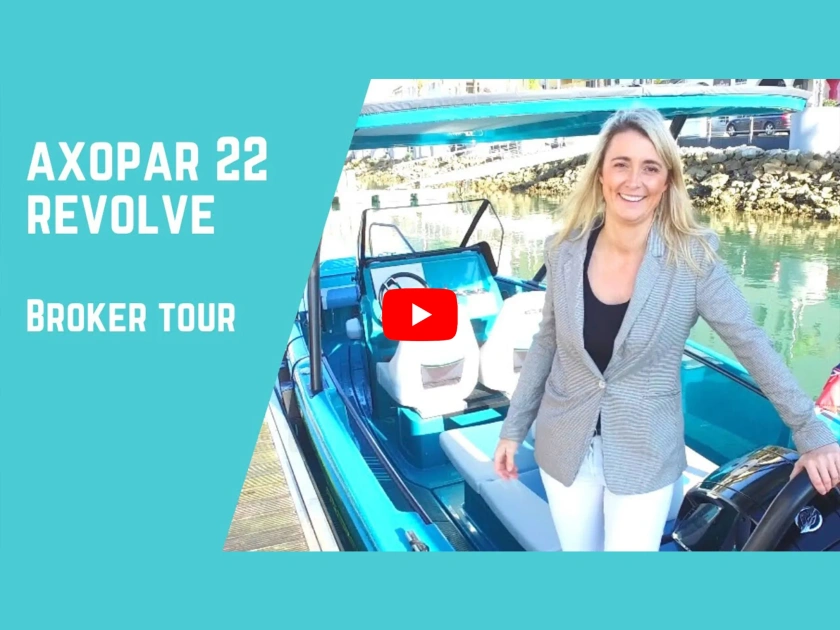 2022 Axopar 22 T Top Revolve Full Broker Tour Sea Trial