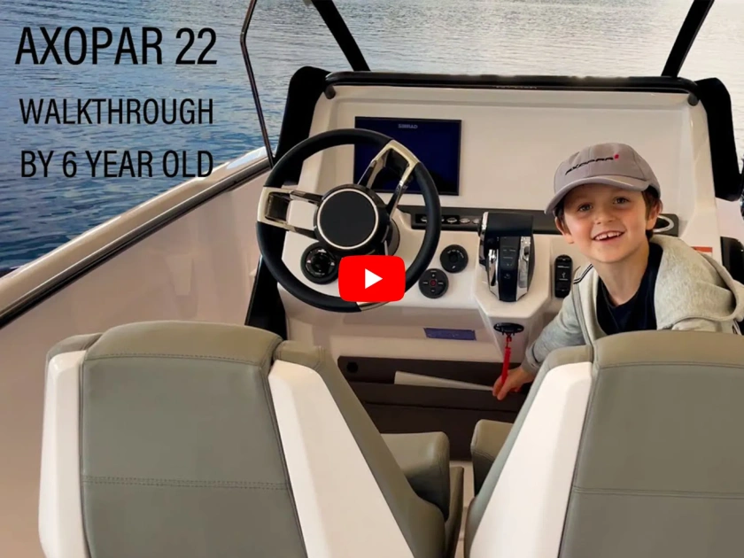 AXOPAR 22 WALKTHROUGH WITH 6 YEAR OLD SPENCER