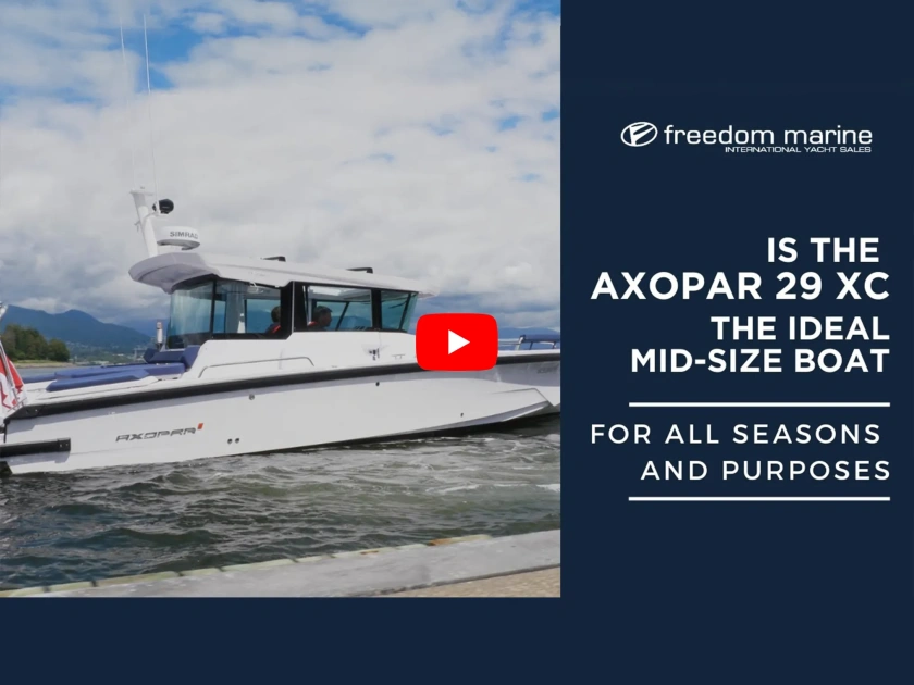 Advantages of an Axopar Axopar 29XC The ideal mid size boat for all seasons and purposes 