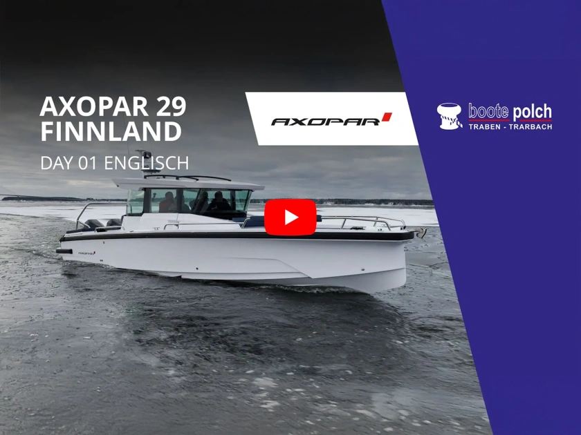 Axopar 29 Cross Cabin Finnland Tag 01 Englisch