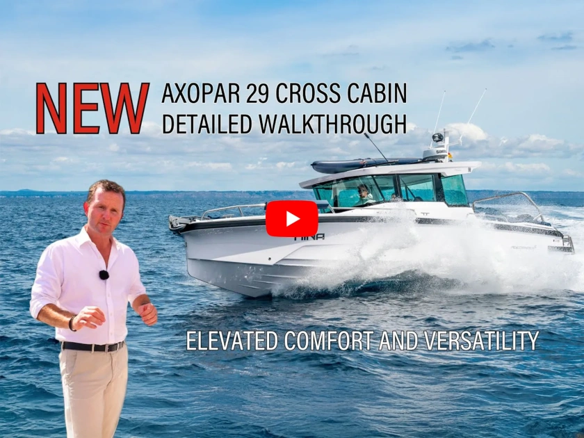 Axopar 29 Cross Cabin XC Walkthrough