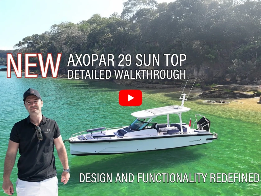 Axopar 29 Sun Top In Depth Walkthrough