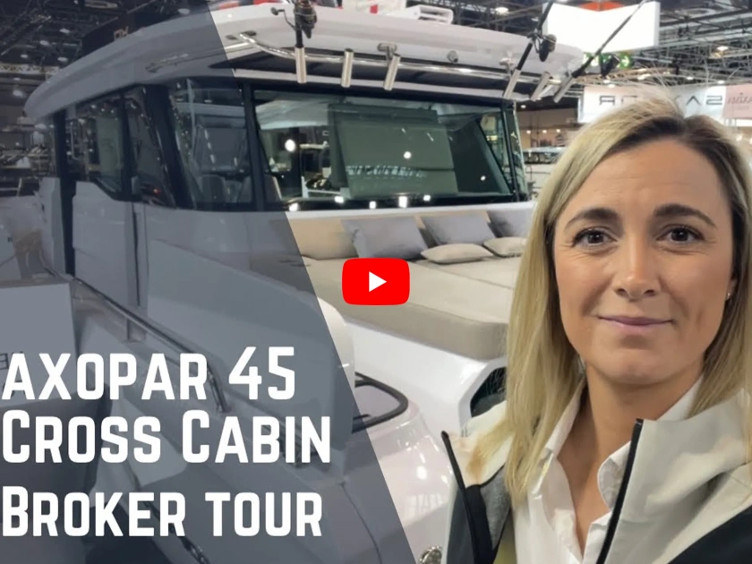 Axopar 45 Cross Cabin Broker Tour 