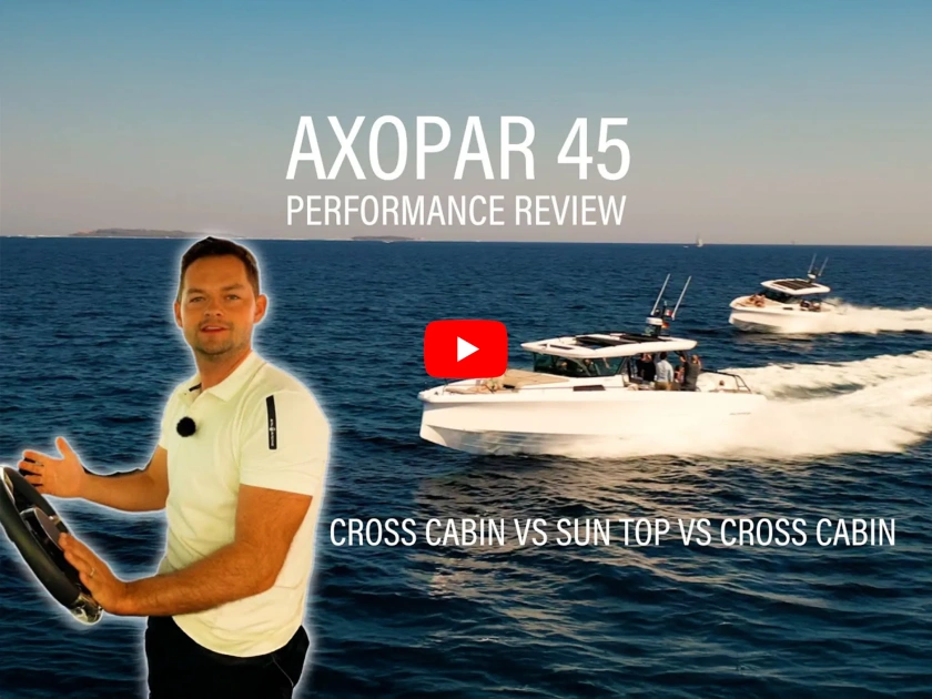 Axopar 45 Performance Review   Speed Consumption Test 