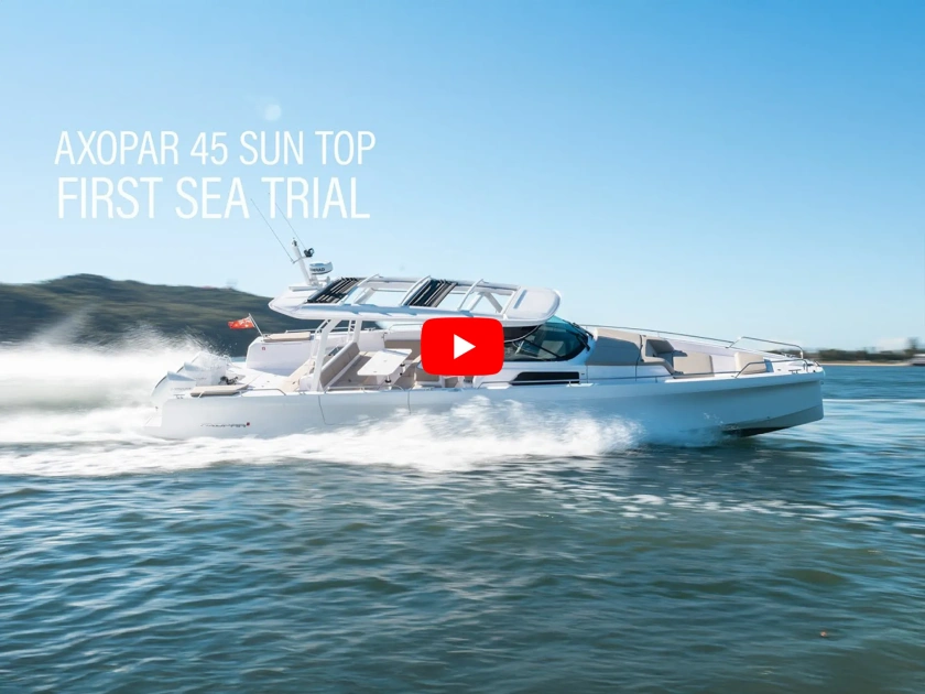 Axopar 45 Sun Top Sydney Australia   FIRST TEST DRIVE 