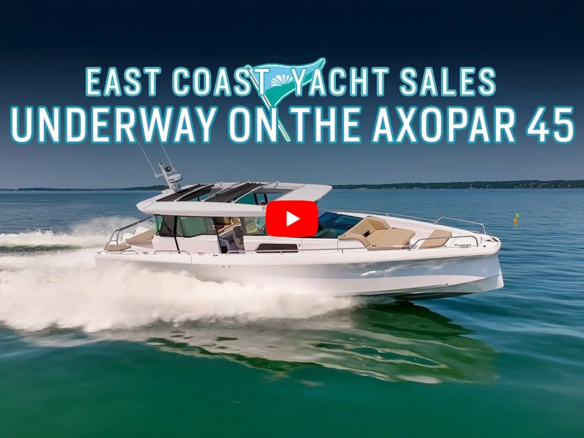 Axopar 45 in Action Comfort Performance and Quiet at 30 Knots 