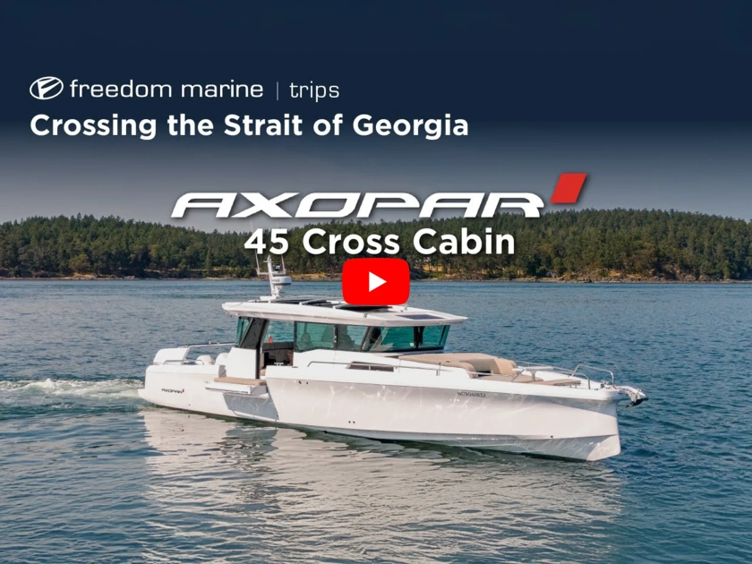 How the Axopar 45 XC Conquered the Strait of Georgia with Mercury Auto Pilot 