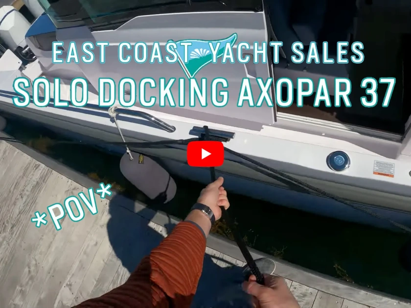 POV Solo Docking an Axopar 37 XC