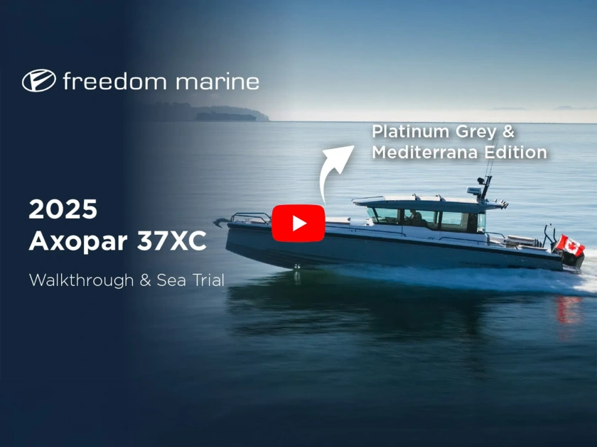 2025 All New Axopar 37 Brabus Platinum Grey Walkthrough Sea Trial POV