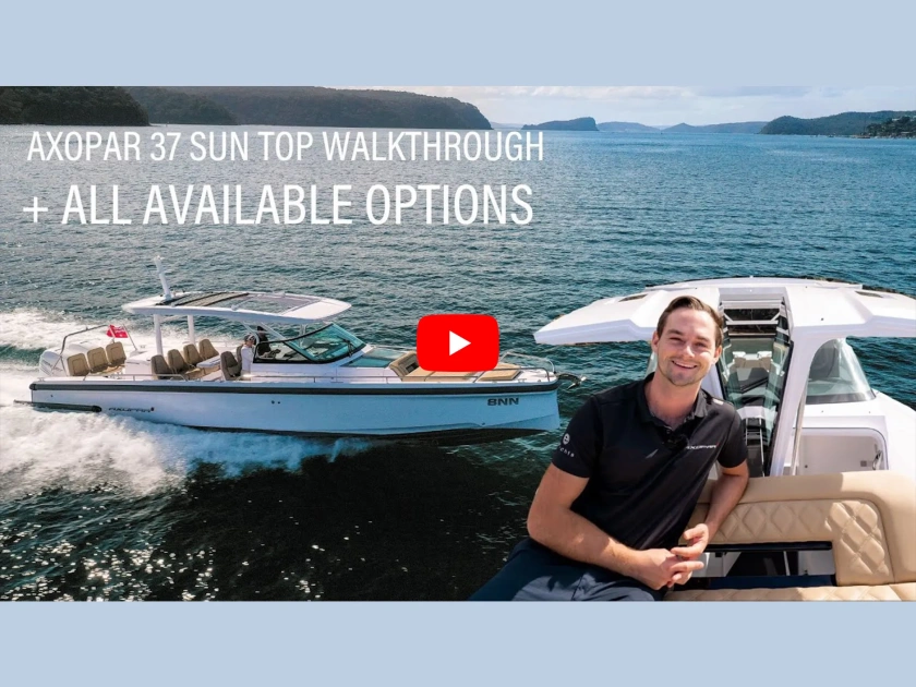 AXOPAR 37 SUN TOP IN DEPTH WALKTHROUGH 2021