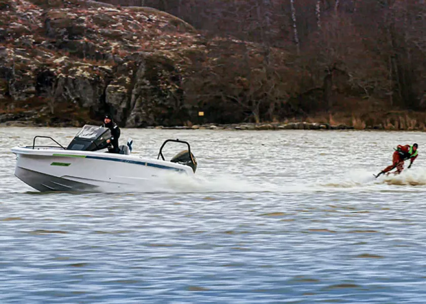 Tom and aaron wakeboarding
